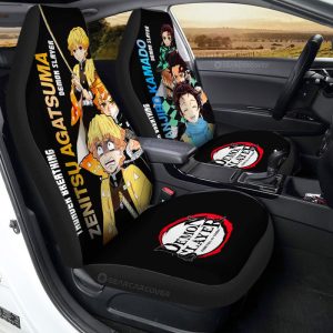 Tanjiro And Zenitsu Car Seat Covers Custom