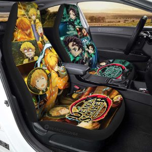 Tanjiro And Zenitsu Car Seat Covers Custom