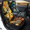 Tanjiro And Zenitsu Car Seat Covers Custom Demon Slayer Anime