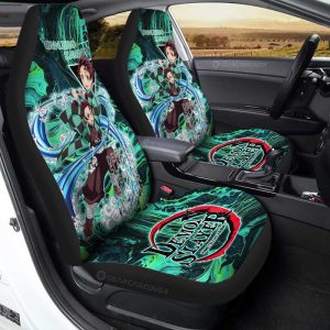 Tanjiro Kamado Car Seat Covers Custom Car Accessories For Fans