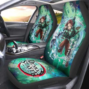 Tanjiro Kamado Car Seat Covers Custom Characters Car Accessories