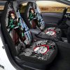 Tanjiro Kamado Car Seat Covers Custom Demon Slayer Anime Mix Mangas