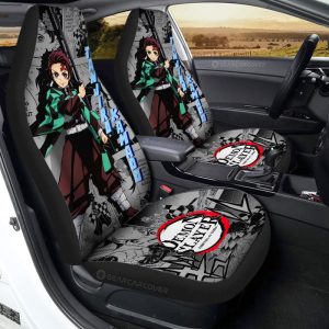 Tanjiro Kamado Car Seat Covers Custom Mix Mangas