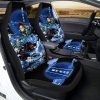 Tanjiro Water Breathing Skill Car Seat Covers Custom Demon Slayer Anime Car Accessories