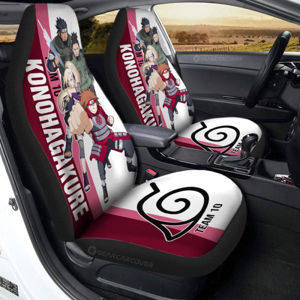 Team 10 Car Seat Covers Custom Anime Car Accessories