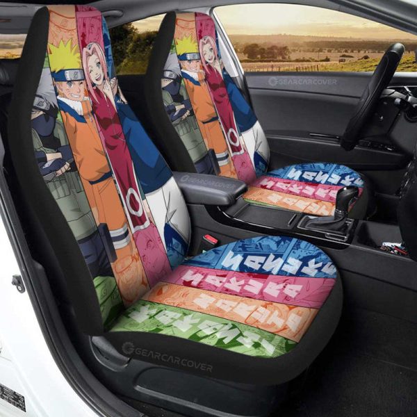 Team 7 Car Seat Covers Custom Anime Car Accessories