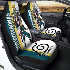 Team Minato Car Seat Covers Custom Anime Car Accessories