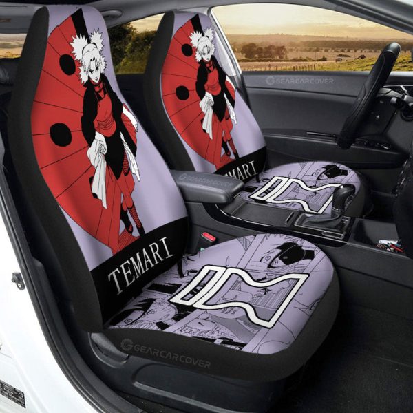 Temari Car Seat Covers Custom Car Accessories Manga Color Style