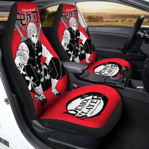 Tengen Uzui Car Seat Covers Custom Car Accessories Manga Style For Fans