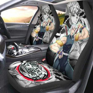 Tengen Uzui Car Seat Covers Custom Demon Slayer Anime Car Accessories