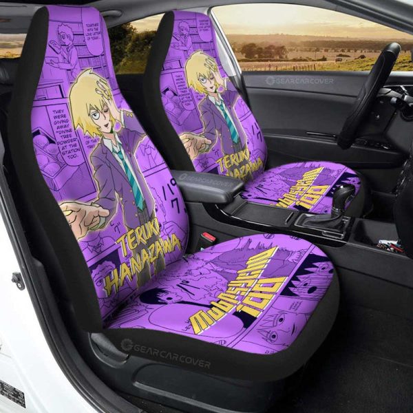 Teruki Hanazawa Car Seat Covers Custom Mob Pyscho 100 Anime Mix Manga