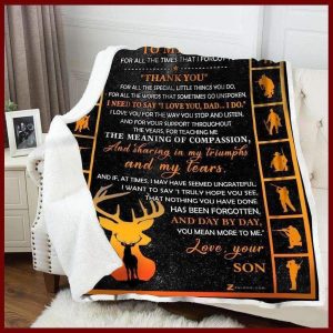 Thank You For All Special You Do  Gift For Dad Blanket