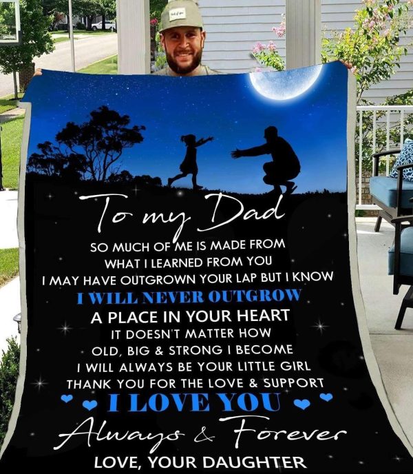 Thank You For The Love And Support  Giving Dad Blanket