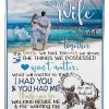 Thank You For Walking Beside Me Lovely Message Gifts For Wife Blanket