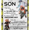 That’s Message From Dad With Love To Son Blanket