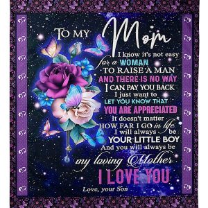 That’s Messages From Son With Love To Mom Blanket