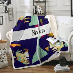 The Beatles Band Iconic Liverpool band The Beatles Rock Band 1960 The Legend Band Of English Fleece Blanket