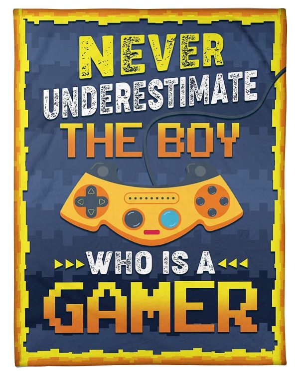 The Boy Who Is A Gamer Blanket