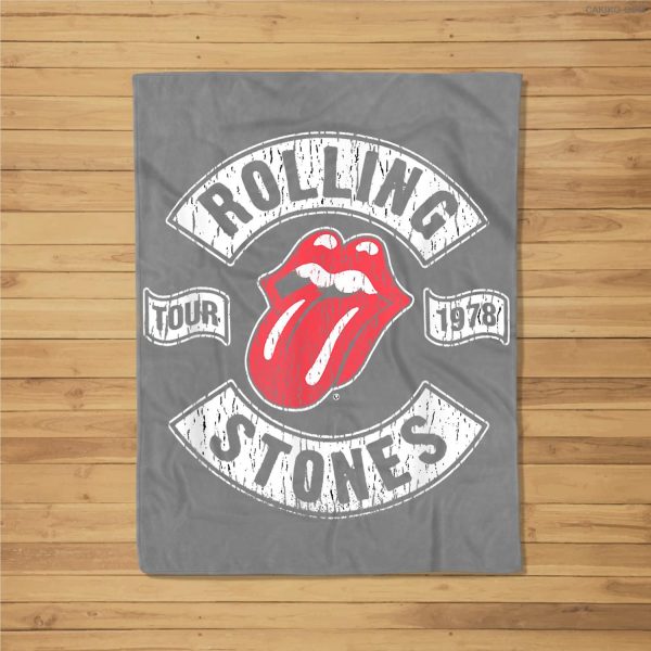 The Rolling Stones Tour 1978 Fleece Blanket