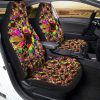 Tie Dye Sunflower Car Seat Covers Custom Car Accessories