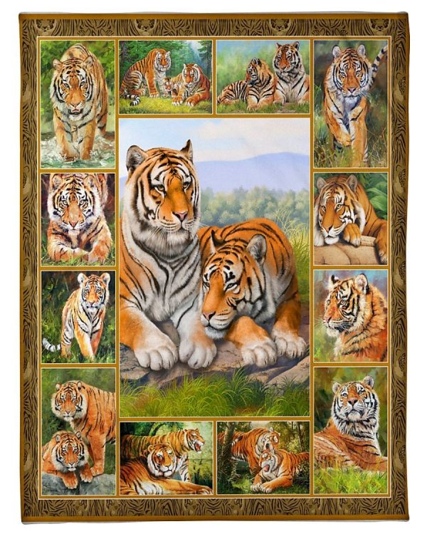 Tiger Couple Blanket