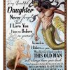 To Beautiful Daughter I’ll Love You For The Rest Of Mine Mermaid Gifts From Daddy Blanket