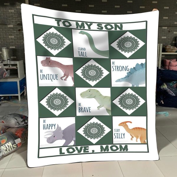 To Grandson – Dinosaur – Blanket