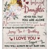 To My Beloved Daughter My Baby Girl Blanket