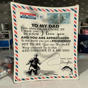 To My Dad – Fishermen – Blanket