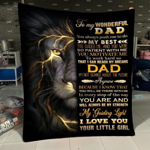 To My Dad – Lion – Blanket