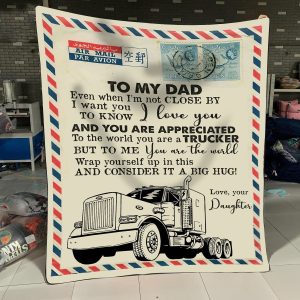 To My Dad – Trucker – Blanket