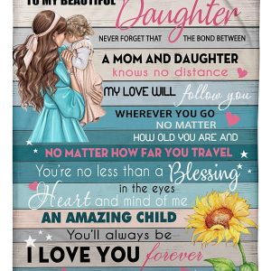 To My Daughter Blanket