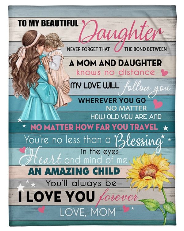 To My Daughter Blanket