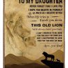 To My Daughter Lion Blanket