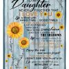 To My Daughter Mom Blanket