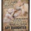 To My Daughter My Love For You Is Forever Gifts From Dad Blanket