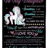 To My Daughter Sometimes Blanket