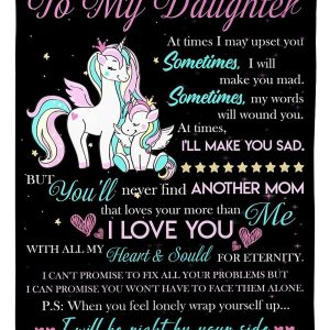 To My Daughter Sometimes Blanket