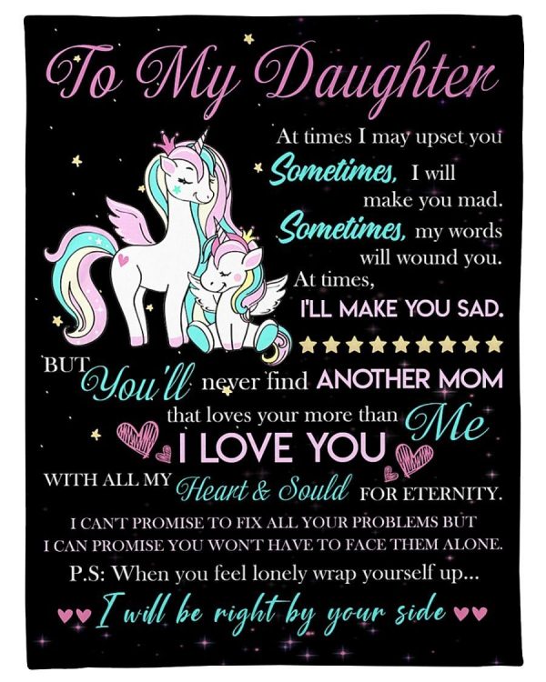 To My Daughter Sometimes Blanket