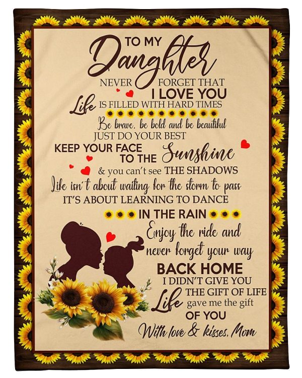 To My Daughter Your Way Back Home Blanket