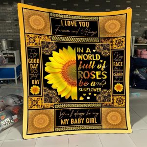 To My Daughter – Keep Your Face To The Sunshine – Blanket