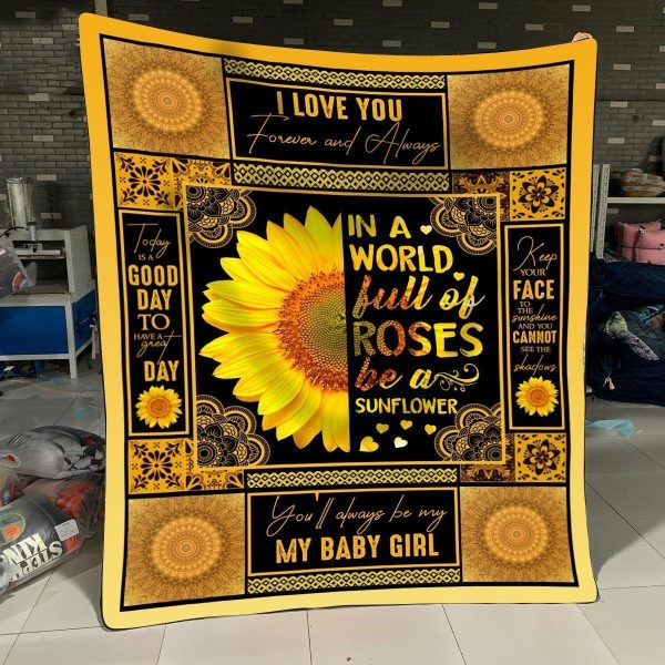 To My Daughter – Keep Your Face To The Sunshine – Blanket