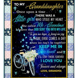 To My Granddaughter Grandma 2 Blanket