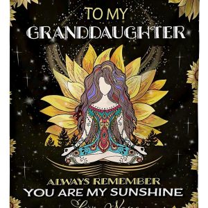 To My Granddaughter Love Nana Blanket