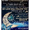 To My Granddaughter My Love For You Is Forever Blanket