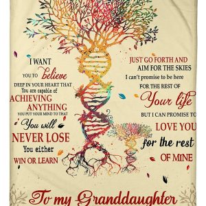 To My Granddaughter Never Lose Blanket