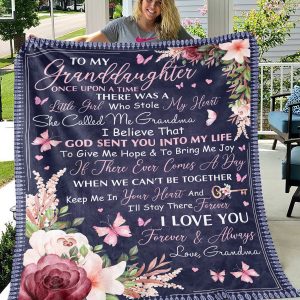 To My Granddaughter  – Once Upon A Time – Gifts For Granddaughter From Grandma – Birthday Gifts