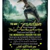 To My Grandson I’ll Always Be There Dinosaur Gifts From Ba Blanket