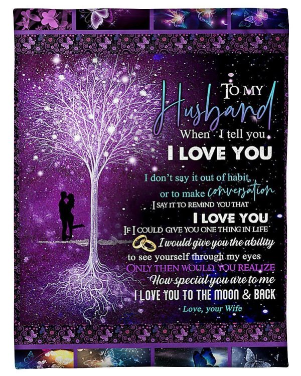 To My Husband How Special You Are To Me Gifts From Wife Blanket