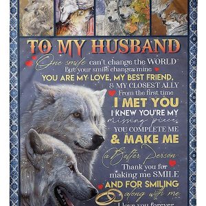 To My Husband You Are My Love My Best Friend Custom Design Gifts Blanket